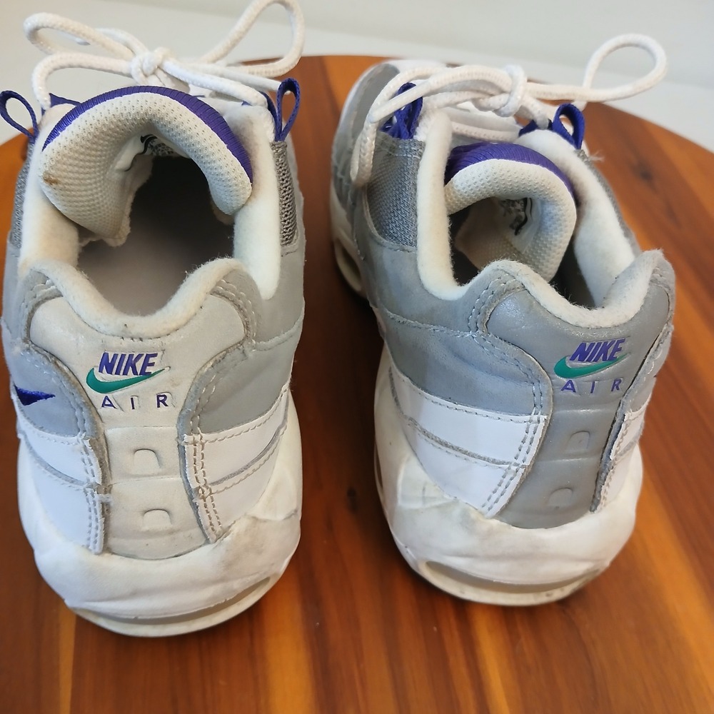 Nike Air Max 95 Womens 6.5 White Grape Sneakers Running Shoes 307960-109 - Picture 4 of 9